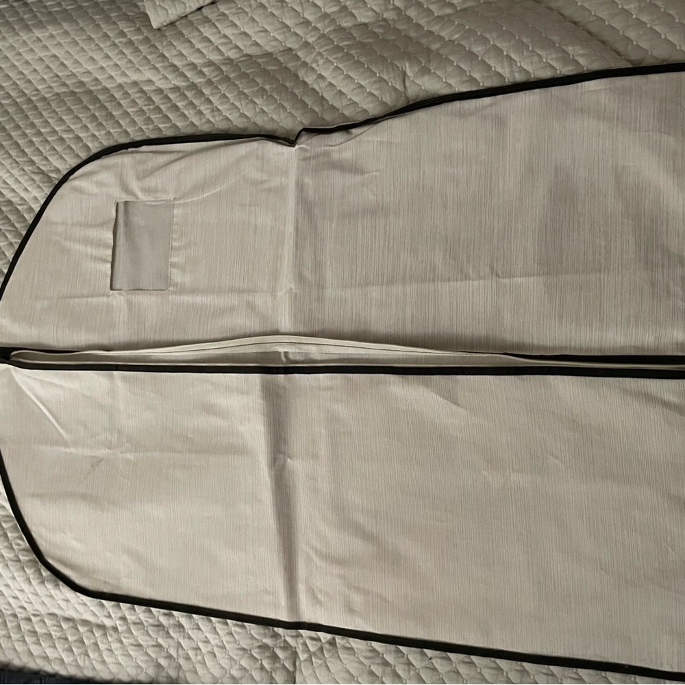 Elegant Cream Garment Bag
